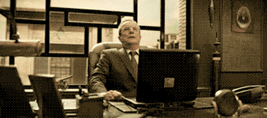 Person angrily throwing computer